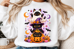 Black Cats Halloween Png, Pumpkin Season Png Product Image 3