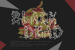 Black Domed Brutal Black Metal Display Font Product Image 2