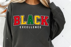 Black Excellence Tee Design, African American Pride PNG Product Image 6