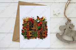 Black Excellence Inspirational Quotes PNG for Sublimation Product Image 3