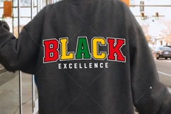 Black Excellence Tee Design, African American Pride PNG Product Image 2