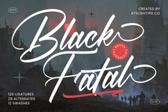 Black Fatal - Brush Calligraphy Font Product Image 1