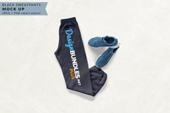 Black Fleece Sweatpants | Apparel Mock up Product Image 1