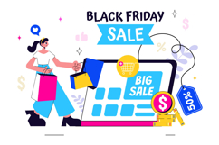 11 Black Friday Sale Event Illustration Product Image 4