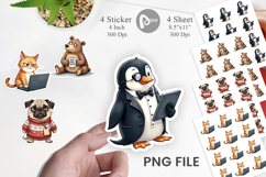 Black Friday Animal Frenzy Sticker Product Image 1