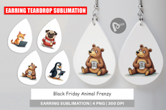 Black Friday Animal Frenzy Earring Product Image 1