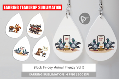 Black Friday Animal Frenzy Earring Product Image 1