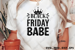 Black Friday Babe SVG, Black Friday SVG, Shopping Svg Product Image 2