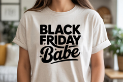 Black Friday Babe SVG, Black Friday SVG, Black Friday Shirt Product Image 3