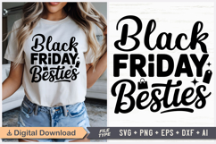 Black Friday Besties SVG, Black Friday SVG, Black Friday Product Image 1