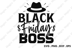 Black Friday Boss SVG, Black Friday SVG, Shopping Svg Product Image 1