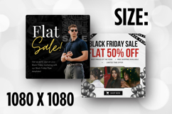 Black Friday Flyer Canva Editable Post Template Product Image 4