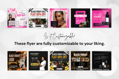 Black Friday Flyer Canva Editable Post Template Product Image 7