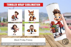 Black Friday Frenzy Tumbler Product Image 1