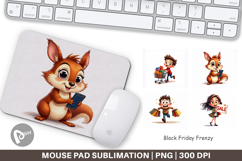 Black Friday Frenzy Mouse Pad Product Image 1