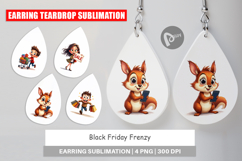 Black Friday Frenzy Earring Product Image 1