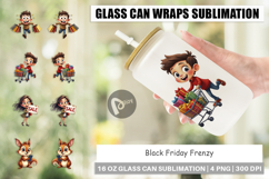 Black Friday Frenzy Glass Can Product Image 1