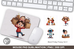 Black Friday Frenzy Mouse Pad Product Image 1