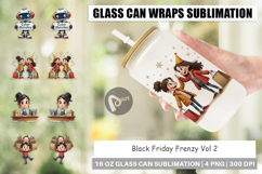 Black Friday Frenzy Glass Can Product Image 1
