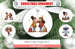 Black Friday Frenzy Ornament Product Image 1