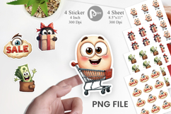 Black Friday Icons Sticker Product Image 1