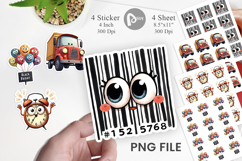 Black Friday Icons Sticker Product Image 1