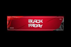 Black friday sale banner and poster design Product Image 2