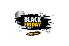 Black friday sale banner grunge ink design Product Image 1