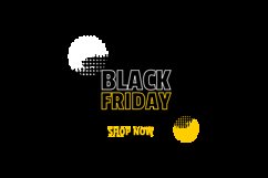 Black friday sale banner grunge ink template Product Image 2