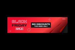 Black friday sale banner template advertising Product Image 2