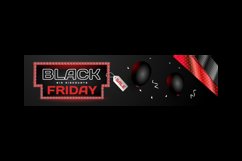 Black friday sale banner template background Product Image 2