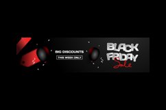 Black friday sale banner template marketing Product Image 2