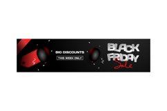 Black friday sale banner template marketing Product Image 1