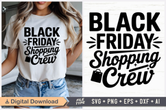 Black Friday Shopping Crew SVG, Black Friday SVG Product Image 1