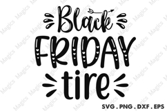 Black Friday Tire SVG, Black Friday SVG, Shopping Svg Product Image 1