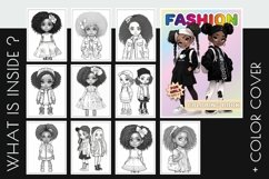 Black Girl Fashion Coloring Book Kids coloring pages 