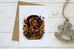 Black Girl Magic African American PNG Design for Women Product Image 3