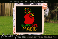 Black Girl Magic SVG PNG EPS DXF Juneteenth SVG Freedom Day Product Image 5