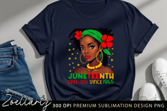 Juneteenth Sublimation PNG Freedom Day Black Girl Magic PNG Product Image 6