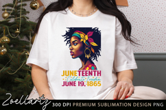 Juneteenth Sublimation PNG Freedom Day Black Girl Magic PNG Product Image 5