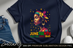 Juneteenth Sublimation PNG Freedom Day Black Girl Magic PNG Product Image 5