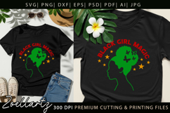 Black Girl Magic SVG PNG EPS DXF Juneteenth SVG Freedom Day Product Image 2