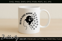 Black Girl Magic SVG PNG EPS DXF Juneteenth SVG Freedom Day Product Image 4