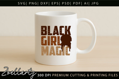 Black Girl Magic SVG PNG EPS DXF Juneteenth SVG Freedom Day Product Image 2
