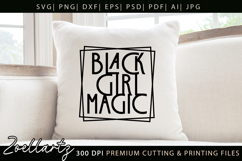 Black Girl Magic SVG PNG EPS DXF Juneteenth SVG Freedom Day Product Image 5