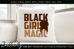 Black Girl Magic SVG PNG EPS DXF Juneteenth SVG Freedom Day Product Image 4