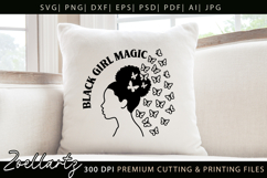 Black Girl Magic SVG PNG EPS DXF Juneteenth SVG Freedom Day Product Image 5