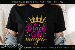 Black Girl Magic SVG PNG EPS DXF Juneteenth SVG Freedom Day Product Image 1