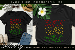 Black Girl Magic SVG PNG EPS DXF Juneteenth SVG Freedom Day Product Image 1