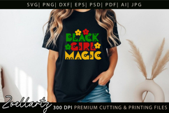 Black Girl Magic SVG PNG EPS DXF Juneteenth SVG Freedom Day Product Image 3